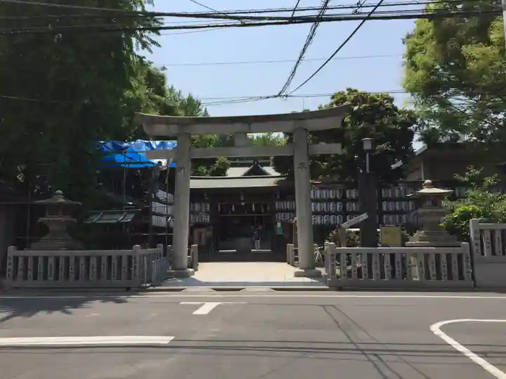 下谷神社の鳥居