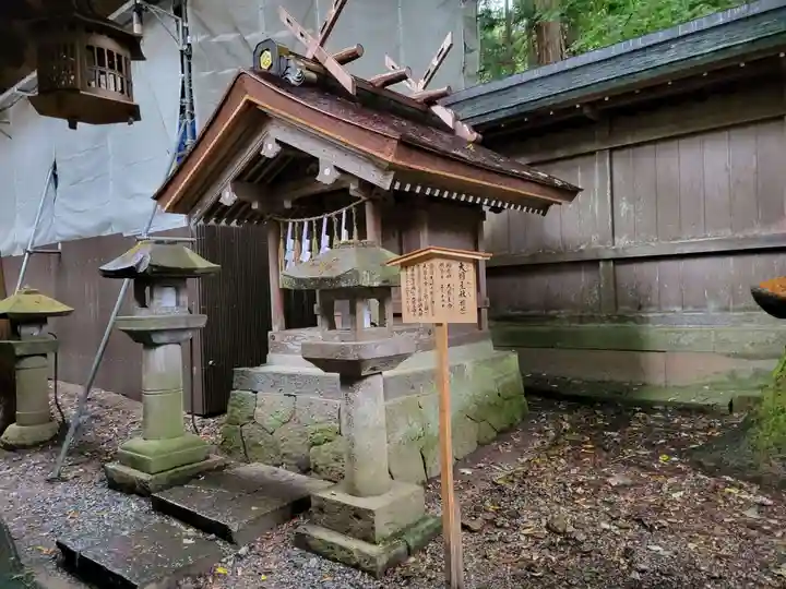 諏訪大社の末社・摂社