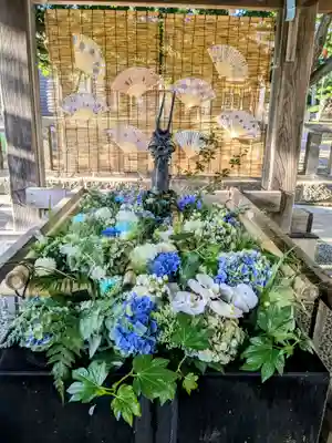 江南神社の手水舎