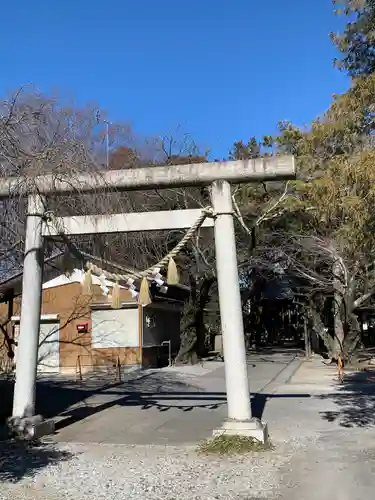 日限富士浅間神社の鳥居