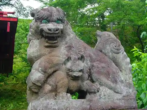 たばこ神社の狛犬