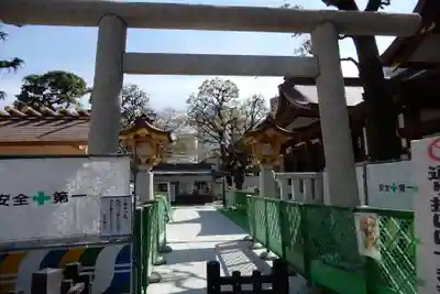 蒲田八幡神社の鳥居
