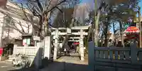 自由が丘熊野神社の鳥居