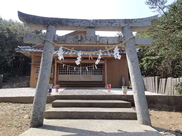 胡禄神社の鳥居