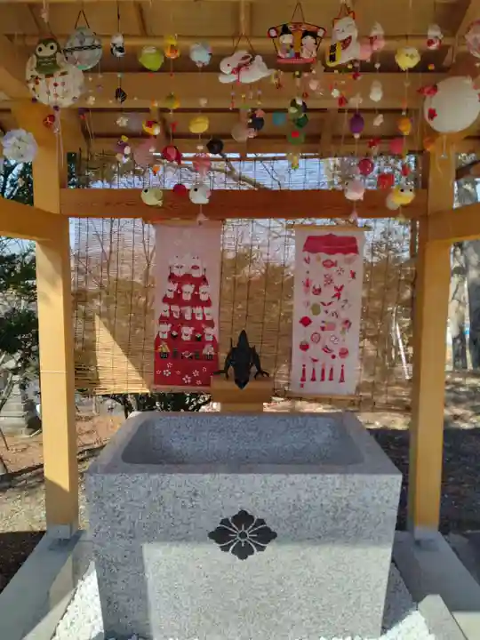 厚真神社の手水舎