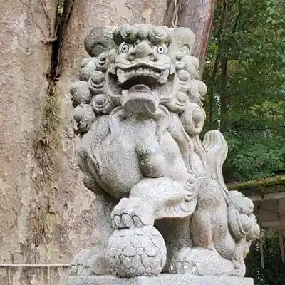 少比古那神社の狛犬