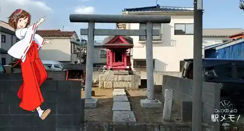 法徳辨財天神の鳥居