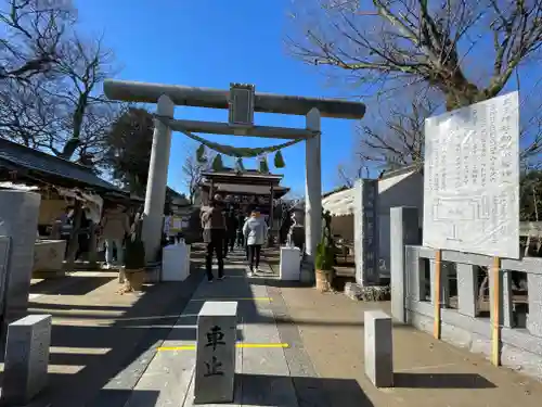 王子神社の鳥居