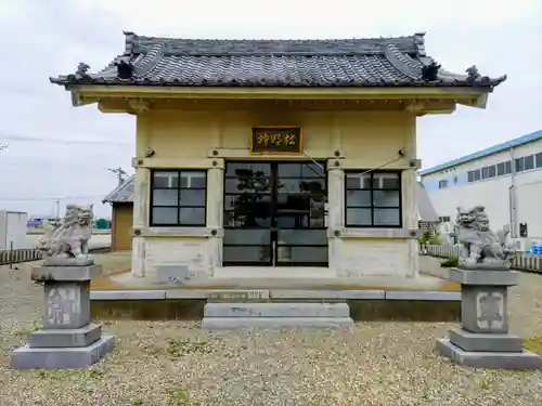 神明社（服岡）の本殿・本堂