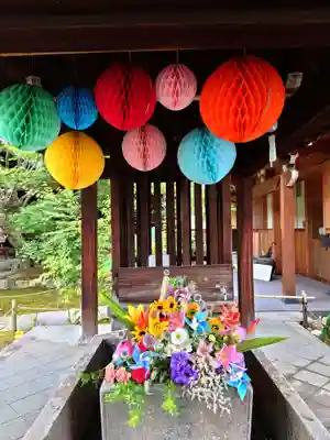 勝林寺の手水舎