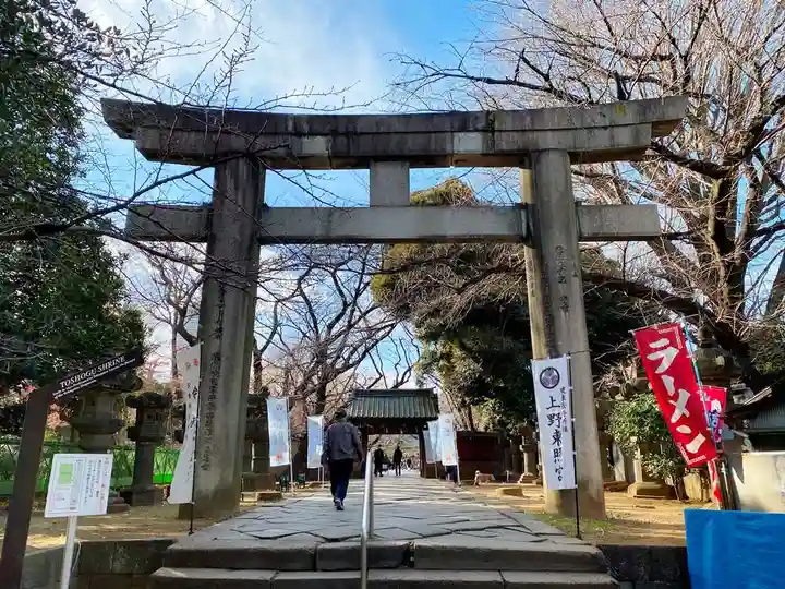 上野東照宮の鳥居
