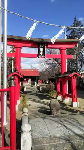 石和八幡宮(官知物部神社)の鳥居