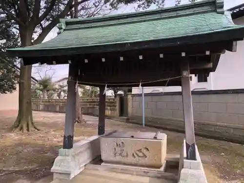 神田神社の手水舎
