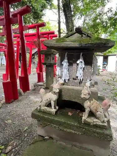 青井稲荷神社の狛犬