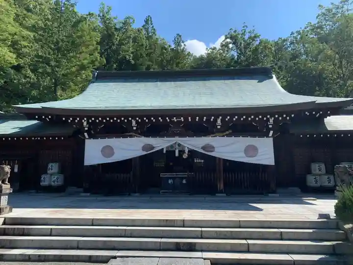 山梨縣護國神社の本殿・本堂