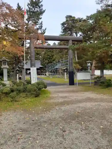 青森縣護國神社の鳥居