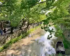 日牟禮八幡宮の周辺