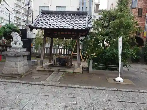 柏神社の手水舎