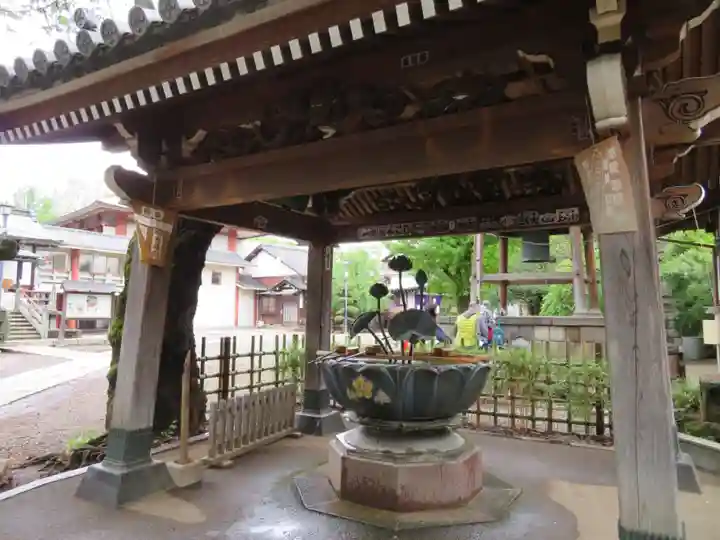 新井薬師(梅照院)の手水舎