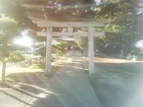 瓦葺氷川神社の鳥居