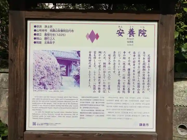 安養院 (田代寺)の歴史