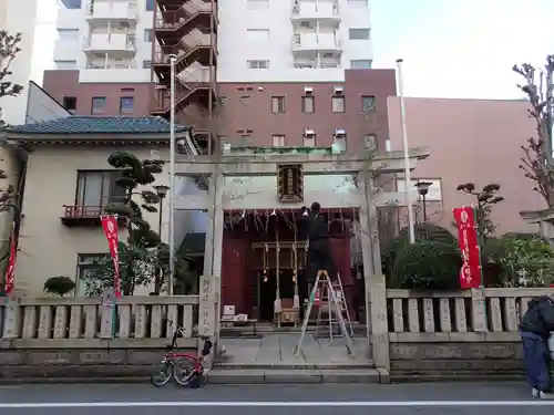 笠間稲荷神社 東京別社の鳥居