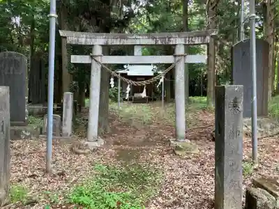 上台星宮神社の鳥居