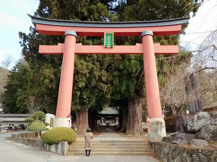 河口浅間神社の鳥居