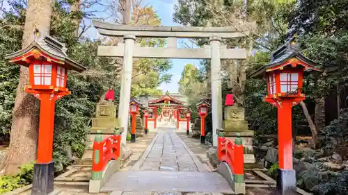 馬橋稲荷神社の鳥居