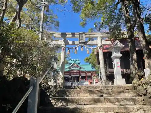 多摩川浅間神社の鳥居