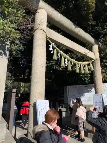 川越氷川神社の鳥居