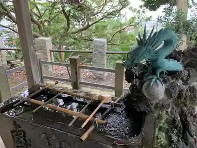 那古寺の手水舎