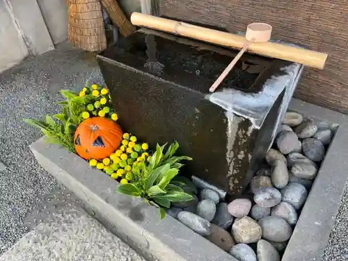 上尾御嶽神社の手水