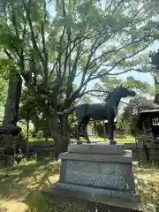 枝光八幡宮の像