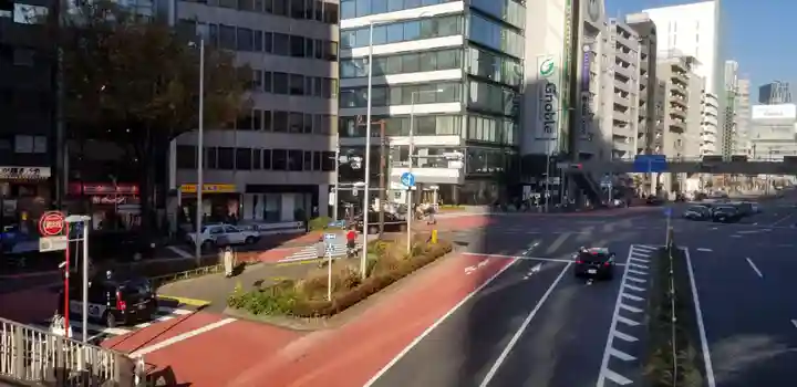 宮益御嶽神社の周辺