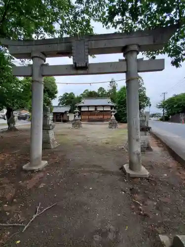 雷電神社の鳥居