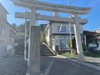 尻岸内八幡神社の鳥居