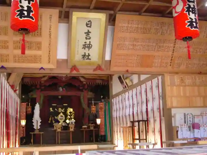 日吉神社の本殿・本堂