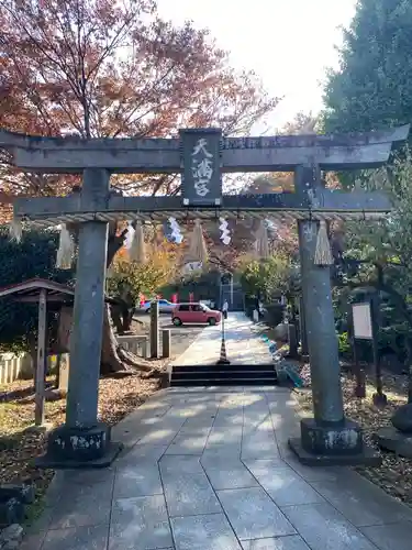 永谷天満宮の鳥居