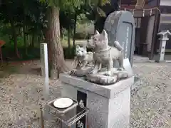 老杉神社の狛犬