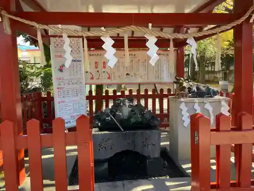 立石熊野神社の手水