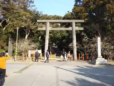 息栖神社の鳥居