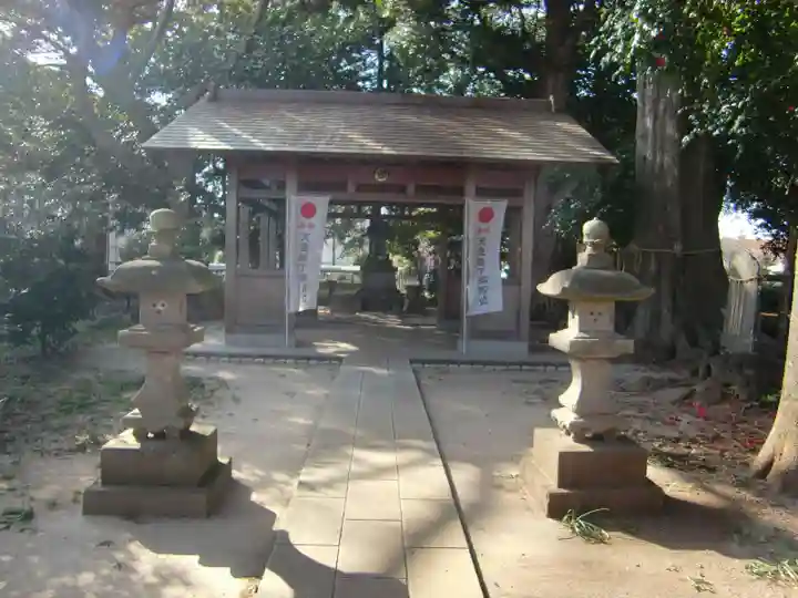 日秀将門神社の山門・神門