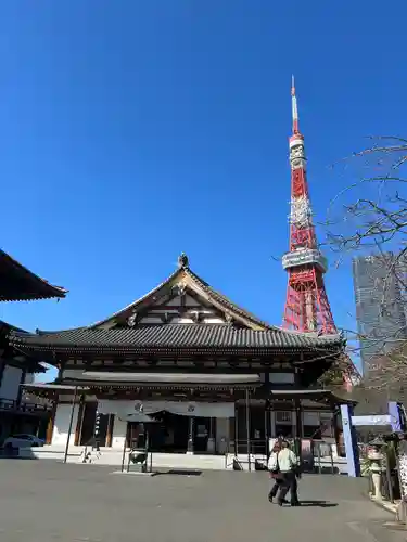 増上寺の景色