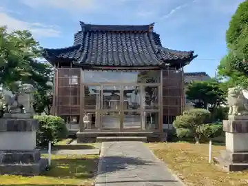 諏訪神社の本殿・本堂
