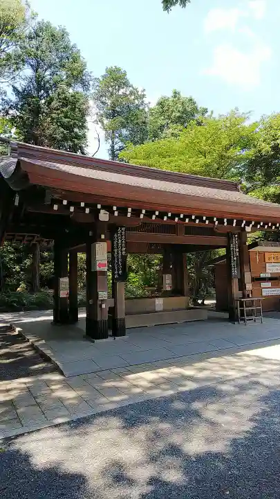 明治神宮の手水舎