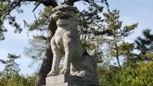 綱敷天満宮の狛犬