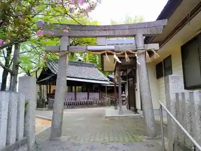 八幡社(吹上八幡社)の鳥居