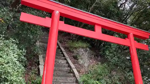 長井崎弁天島神社の鳥居