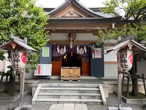 穏田神社の本殿・本堂